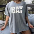 Cool Bat Dad Baseball Tee Women Kids Women's Comfort Colors T-Shirt Gray