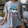 Cool Ice Cream Drip Baseball Drip For Boys Sports Kids Women's Comfort Colors T-Shirt Gray Cool Ice Cream Drip Baseball Drip For Boys Sports Kids Women's Comfort Colors T-Shirt Gray