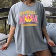 Coquette Baseball Mom Bow Like A Normal Mom But Mother's Day Women's Comfort Colors T-Shirt Gray Coquette Baseball Mom Bow Like A Normal Mom But Mother's Day Women's Comfort Colors T-Shirt Gray