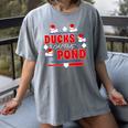 Cute Ducks On The Pond Cute Baseball Mom T-Shirt Women's Comfort Colors T-Shirt Gray Cute Ducks On The Pond Cute Baseball Mom T-Shirt Women's Comfort Colors T-Shirt Gray