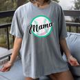 Cute Mama Script Font On Baseball Mom Women's Comfort Colors T-Shirt Gray Cute Mama Script Font On Baseball Mom Women's Comfort Colors T-Shirt Gray