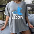 Da Pope Leo XIV Baseball Women's Comfort Colors T-Shirt Gray