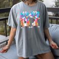 Dabbing Baseball Ice Cream Drip Number 67 Birthday Party Women's Comfort Colors T-Shirt Gray