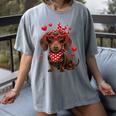 Dachshund Valentines Day Wiener Dog Lover Weenie Heart Raglan Baseball Tee Women's Comfort Colors T-Shirt Gray Dachshund Valentines Day Wiener Dog Lover Weenie Heart Raglan Baseball Tee Women's Comfort Colors T-Shirt Gray