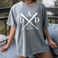 Dad Est 2026 Father Loading New Dad Baseball Pocket Women's Comfort Colors T-Shirt Gray Dad Est 2026 Father Loading New Dad Baseball Pocket Women's Comfort Colors T-Shirt Gray