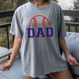 Dad Of Rookie 1st Birthday Baseball Boy Family Matching Women's Comfort Colors T-Shirt Gray Dad Of Rookie 1st Birthday Baseball Boy Family Matching Women's Comfort Colors T-Shirt Gray