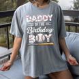 Daddy Of The Birthday Boy Baseball Matching Family Women's Comfort Colors T-Shirt Gray Daddy Of The Birthday Boy Baseball Matching Family Women's Comfort Colors T-Shirt Gray