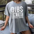 Dibs On The Baseball Coach Wife Girlfriend Women's Comfort Colors T-Shirt Gray Dibs On The Baseball Coach Wife Girlfriend Women's Comfort Colors T-Shirt Gray
