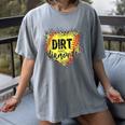 Dirt And Diamonds Baseball Leopard Baseball Mom Women's Comfort Colors T-Shirt Gray Dirt And Diamonds Baseball Leopard Baseball Mom Women's Comfort Colors T-Shirt Gray