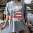 I Never Dreamed I Would Be a Super Sexy Baseball Mom Sport Women's Comfort Colors T-Shirt Gray I Never Dreamed I Would Be a Super Sexy Baseball Mom Sport Women's Comfort Colors T-Shirt Gray