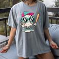 Dripping Baseball Baseball Lover Player Baseballer Women's Comfort Colors T-Shirt Gray Dripping Baseball Baseball Lover Player Baseballer Women's Comfort Colors T-Shirt Gray