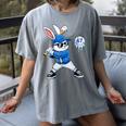 Dripping Drip Baseball Rabbit Bunny Easter Men Boy Kid Women's Comfort Colors T-Shirt Gray Dripping Drip Baseball Rabbit Bunny Easter Men Boy Kid Women's Comfort Colors T-Shirt Gray