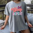 Eat Sleep Baseball Repeat Baseball Moms Women's Comfort Colors T-Shirt Gray Eat Sleep Baseball Repeat Baseball Moms Women's Comfort Colors T-Shirt Gray