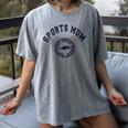 Eat Sleep Sports Hockey Cheer Baseball Mom Taxi Women's Comfort Colors T-Shirt Gray Eat Sleep Sports Hockey Cheer Baseball Mom Taxi Women's Comfort Colors T-Shirt Gray