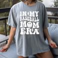 Family Mama In My Baseball Mom Era Women's Comfort Colors T-Shirt Gray