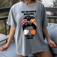 My Favorite Ballers Call Me Mom Basketball Mom Baseball Mom Women's Comfort Colors T-Shirt Gray My Favorite Ballers Call Me Mom Basketball Mom Baseball Mom Women's Comfort Colors T-Shirt Gray