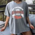 My Favorite Little Slugger Calls Me Mom Proud Baseball Mom Women's Comfort Colors T-Shirt Gray My Favorite Little Slugger Calls Me Mom Proud Baseball Mom Women's Comfort Colors T-Shirt Gray