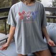My Favorite Season Is Baseball Coquette Bow Game Day Mom Sis Women's Comfort Colors T-Shirt Gray