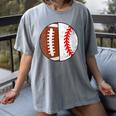 Football Baseball Player Football Baseball Mom Women's Comfort Colors T-Shirt Gray Football Baseball Player Football Baseball Mom Women's Comfort Colors T-Shirt Gray