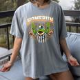 Football Referee Touchdown Baseball Homerun Frog Women's Comfort Colors T-Shirt Gray