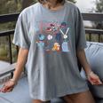 Game Day Baseball Lover Coquette Bow Girl Women Kid Mom Mama Women's Comfort Colors T-Shirt Gray Game Day Baseball Lover Coquette Bow Girl Women Kid Mom Mama Women's Comfort Colors T-Shirt Gray