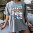 Gigi Of The Birthday Boy Baseball Ice Cream Drip Matching Women's Comfort Colors T-Shirt Gray