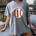 Grammy Of Ballers Football Baseball Grandma Grammy Women's Comfort Colors T-Shirt Gray Grammy Of Ballers Football Baseball Grandma Grammy Women's Comfort Colors T-Shirt Gray