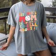 Groovy Ptchers Baseball Mom And Not Afraid To Yell About It Women's Comfort Colors T-Shirt Gray Groovy Ptchers Baseball Mom And Not Afraid To Yell About It Women's Comfort Colors T-Shirt Gray