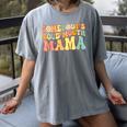 Groovy Somebody's Loud Mouth Mama Baseball Mom Mother's Day Women's Comfort Colors T-Shirt Gray Groovy Somebody's Loud Mouth Mama Baseball Mom Mother's Day Women's Comfort Colors T-Shirt Gray