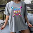 Happy 100 Days Of School Baseball Drip 100th Day Of School Women's Comfort Colors T-Shirt Gray Happy 100 Days Of School Baseball Drip 100th Day Of School Women's Comfort Colors T-Shirt Gray