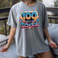 Happy 100 Days Of School Baseball Drip For Kids Teachers Women's Comfort Colors T-Shirt Gray