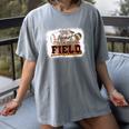 My Heart Is On That Field Baseball Mom Momm Premium Women's Comfort Colors T-Shirt Gray