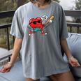 Heart Valentines Day Baseball Men Boys Kids Teens Women's Comfort Colors T-Shirt Gray Heart Valentines Day Baseball Men Boys Kids Teens Women's Comfort Colors T-Shirt Gray