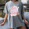 Hey Batter Batter Swing Baseball Game Day Coquette Bow Girly Women's Comfort Colors T-Shirt Gray Hey Batter Batter Swing Baseball Game Day Coquette Bow Girly Women's Comfort Colors T-Shirt Gray