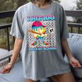 I Hit 100 Days Of School 67 Drip Baseball Boys Kids Women's Comfort Colors T-Shirt Gray