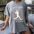 I Hit 100 Days Of School Baseball Player 100th Day Boys Kids Women's Comfort Colors T-Shirt Gray I Hit 100 Days Of School Baseball Player 100th Day Boys Kids Women's Comfort Colors T-Shirt Gray