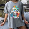 HUGvyn 6 7 Baseball Number Kid Drip Ice Cream Six Seven Meme Women's Comfort Colors T-Shirt Gray HUGvyn 6 7 Baseball Number Kid Drip Ice Cream Six Seven Meme Women's Comfort Colors T-Shirt Gray