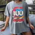 HUGvyn I Just Hit 100 Days Of School Baseball Ice Cream Boys Women's Comfort Colors T-Shirt Gray HUGvyn I Just Hit 100 Days Of School Baseball Ice Cream Boys Women's Comfort Colors T-Shirt Gray