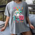 HUGvyn I Survived 100 Days Of School Baseball 6 7 Ice Cream Women's Comfort Colors T-Shirt Gray