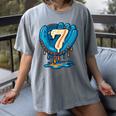 Ice Cream Baseball Glove 7th Birthday Edition Women's Comfort Colors T-Shirt Gray Ice Cream Baseball Glove 7th Birthday Edition Women's Comfort Colors T-Shirt Gray