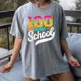Ice Cream Drip 100 Days Of School Baseball Boys 100th Day Women's Comfort Colors T-Shirt Gray