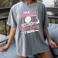 I'm a Baseball Mom We Don't Do That Keep Calm Thing Women's Comfort Colors T-Shirt Gray