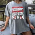I'm a Bat Findin Washin' Baseball Mom Baseball Women's Comfort Colors T-Shirt Gray