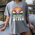 I'm Not Just His Mom Baseball Moms Baseball Mothers Women's Comfort Colors T-Shirt Gray