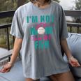 I'm Not Just His Mom I'm His Number One Fan Baseball Mom Women's Comfort Colors T-Shirt Gray