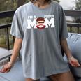 I'm A Proud Mom Football Baseball Mom Women's Comfort Colors T-Shirt Gray I'm A Proud Mom Football Baseball Mom Women's Comfort Colors T-Shirt Gray