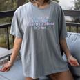 It's Me Hi I'm The Baseball Mom It's Me For Women Women's Comfort Colors T-Shirt Gray