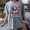 Just A Boy Who Loves Baseball Patriotic Drip For Youth Boys Women's Comfort Colors T-Shirt Gray Just A Boy Who Loves Baseball Patriotic Drip For Youth Boys Women's Comfort Colors T-Shirt Gray