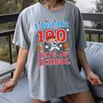 I Just Hit 100 Days Of School Baseball 100th Day Boys Kids Women's Comfort Colors T-Shirt Gray