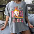 I Just Hit 100 Days Of School Baseball Lovers Fans Boys Kids Women's Comfort Colors T-Shirt Gray